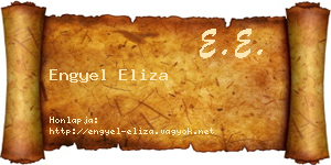 Engyel Eliza névjegykártya